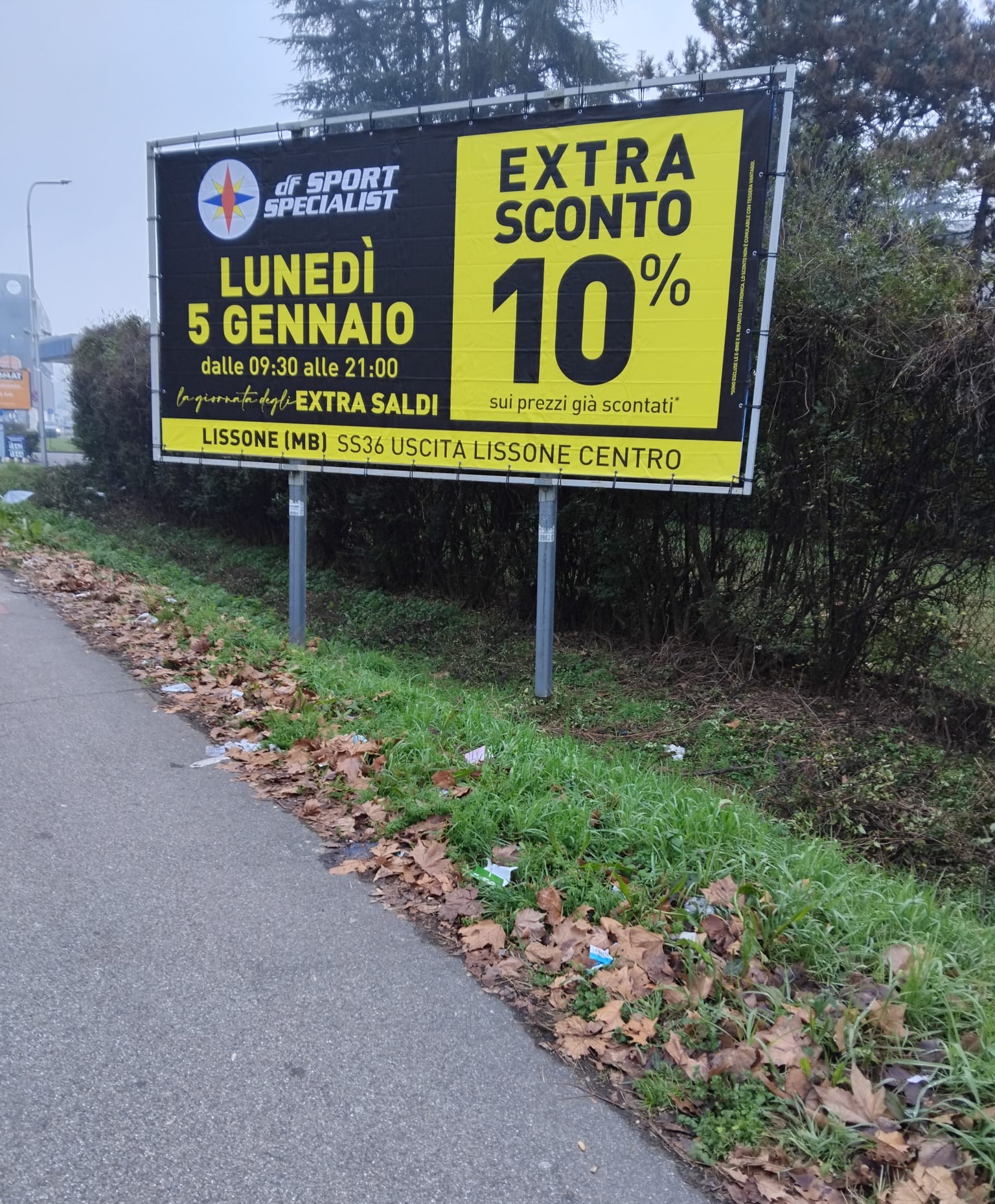 Cartellone 6x3 – Sport Specialist, Lissone