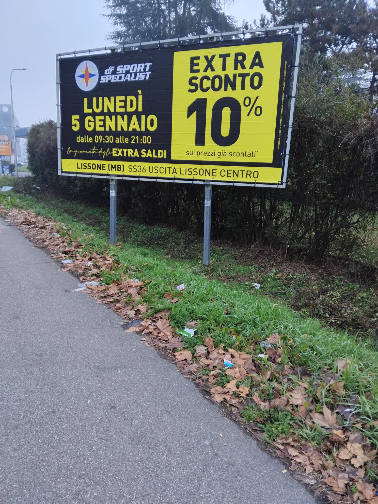 Cartellone 6×3 — Sport Specialist Lissone