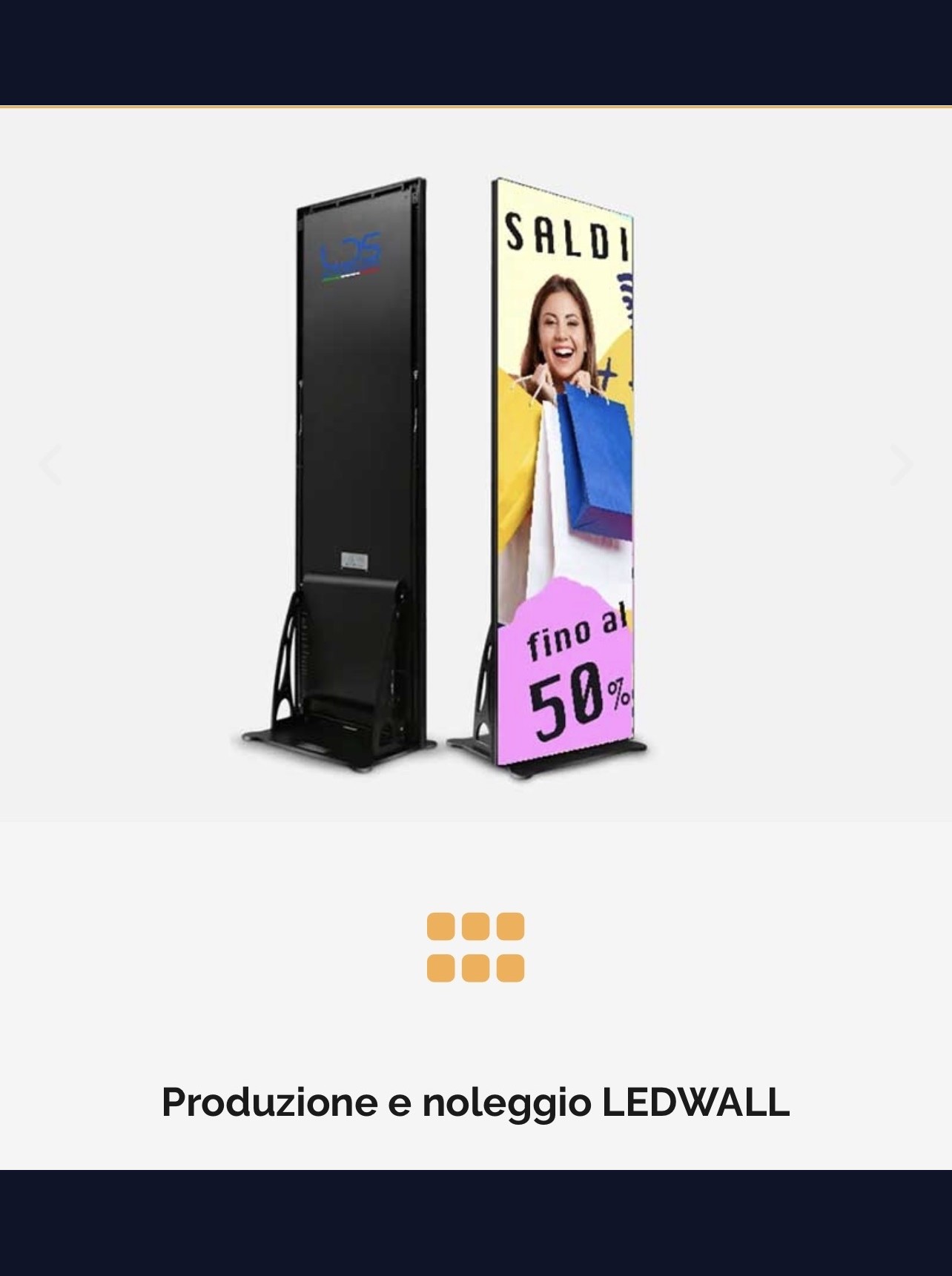 Totem LED alta definizione