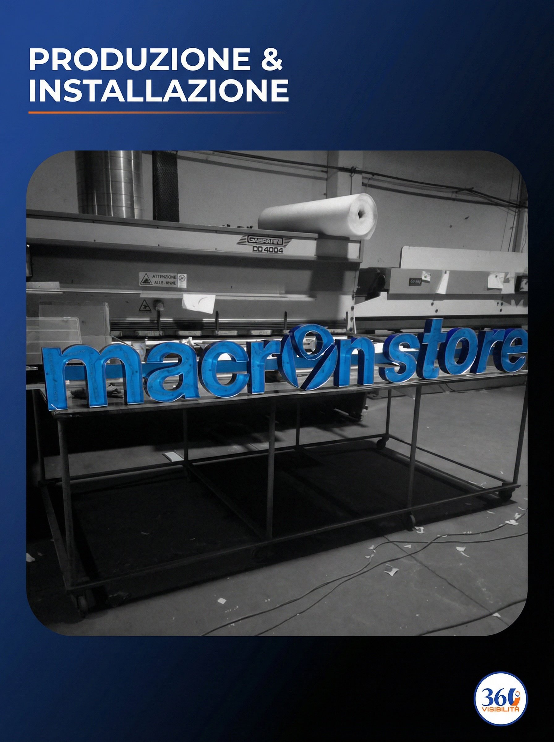 Produzione e installazione insegne
